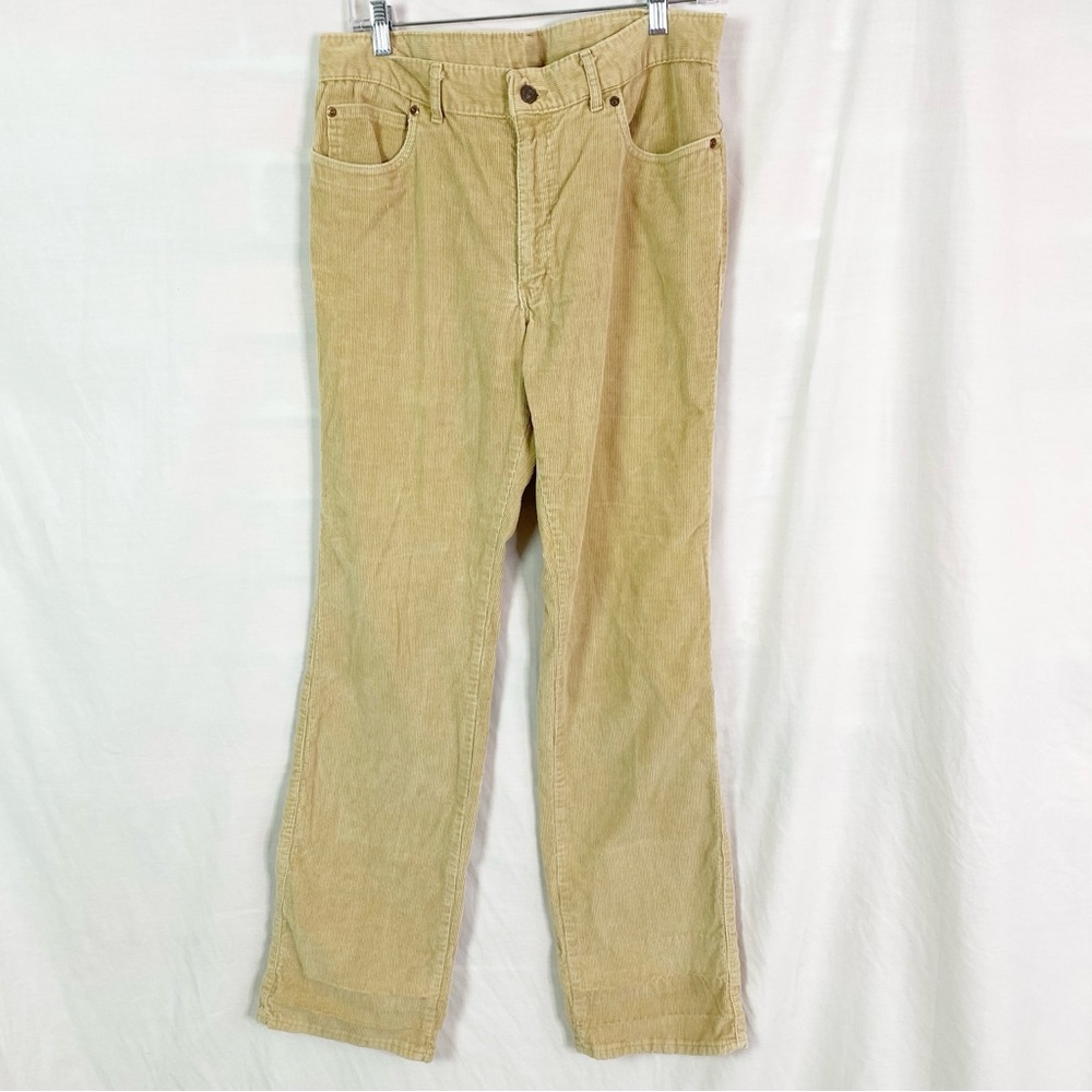 Larry Mahan Vintage Tan Corduroy Pants 34 x 34